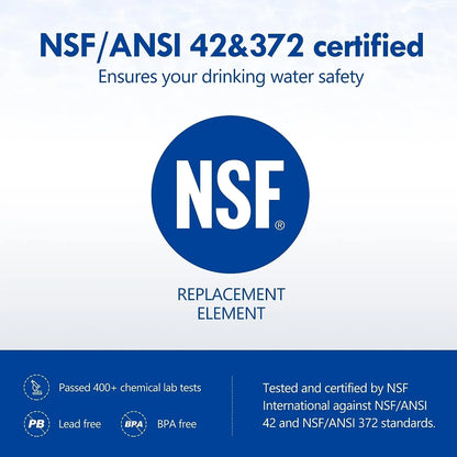 ALTHY Stainless Steel Faucet Water Filter – NSF Certified, Reduces Lead, Chlorine & Bad Taste