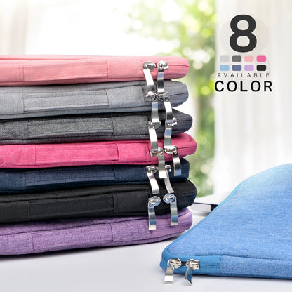 Waterproof Canvas Laptop Sleeve – 11"-15.6", MacBook/Xiaomi/HP, 8 Colors