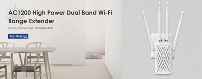 Wavlink AC1200 Outdoor WiFi Router / AP / Repeater | Dual Band 2.4G+5G | PoE | High Gain Antenna