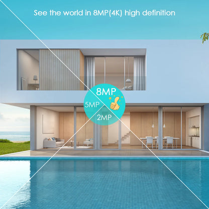 8MP 4K PTZ WiFi IP Camera – Auto Tracking, Speed Dome, Outdoor Smart Surveillance (ICSEE)