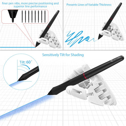 XPPen Artist 12 Pro 11.6-inch graphics drawing tablet with display, stylus pen, tilt support, and high-pressure sensitivity.