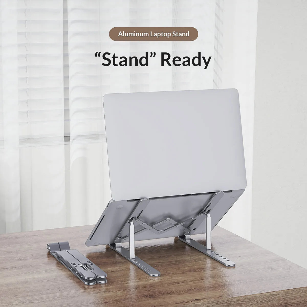 Orico Foldable Aluminum Laptop Stand – 7 Angles, MacBook & Tablets