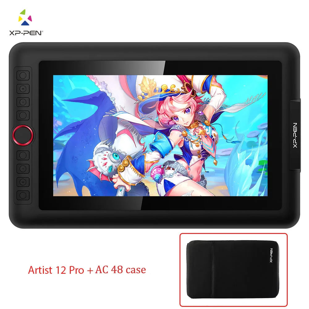 XPPen Artist 12 Pro 11.6-inch graphics drawing tablet with display, pressure sensitivity, and tilt support, by R.E.D. Shopping.