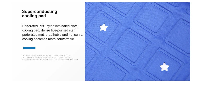 Water Circulation Cooling Bed Pad — Ice Sleeping Mat, Refrigeration Mattress Cooler, EU/US Plug