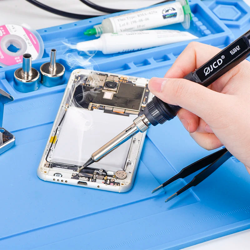 2-in-1 750W Soldering & Rework Station – LCD Digital Display