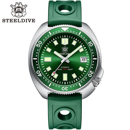 Steeldive SD1970 Automatic Dive Watch – NH35, Sapphire Glass, AR Coating, 200M Waterproof, 6105 Turtle
