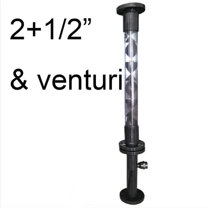 UPVC Inline Ozone Static Mixer DN15–DN100 | Optional PVDF Venturi | Water Treatment