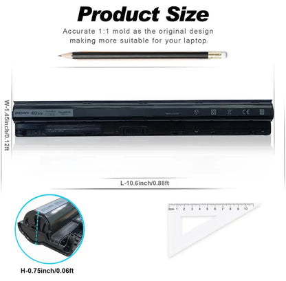 SKOWER Dell Inspiron Replacement Battery M5Y1K 40Wh — 3451 3551 5558 5559 5755 5758