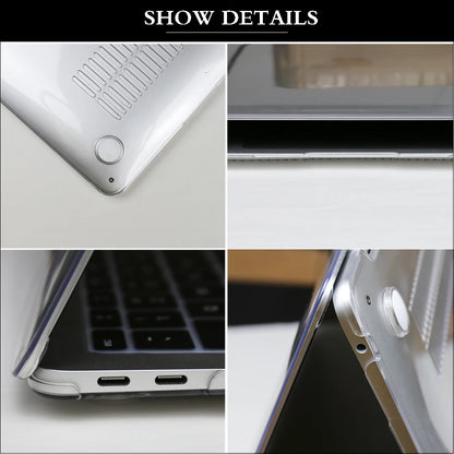 MacBook Pro 14" & 16" Crystal Hard Case – M5 M4 M3 M2 M1 Matte & Transparent Cover
