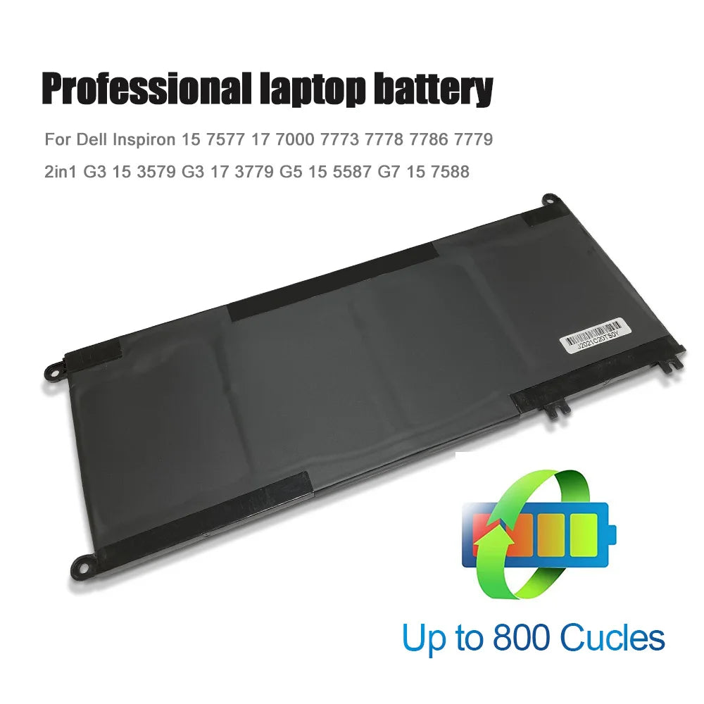 SKOWER 33YDH Dell G3/G5/G7 Gaming Laptop Battery 56Wh — Inspiron 15 7577, Latitude 3380/3490