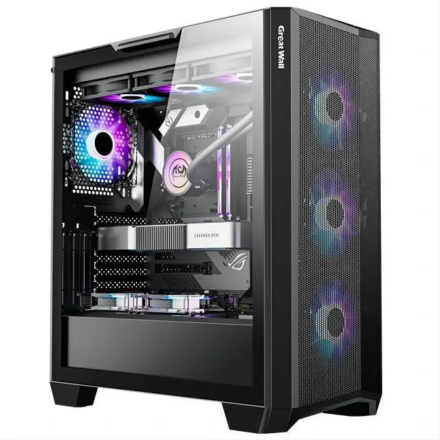 Aotesier Gaming PC desktop computer with Xeon E5-2680v3 or Core i9 processor, RTX 3050/3060 graphics, 16GB or 32GB RAM.