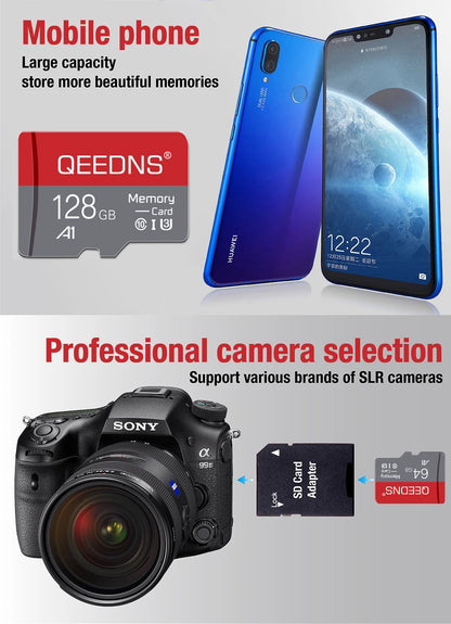 Memory Card Mini TF Cars 128GB 256G Smart sd card Class10 Flash sd memory card 32gb 64gb Cartao De Memoria for smartphone/tablet