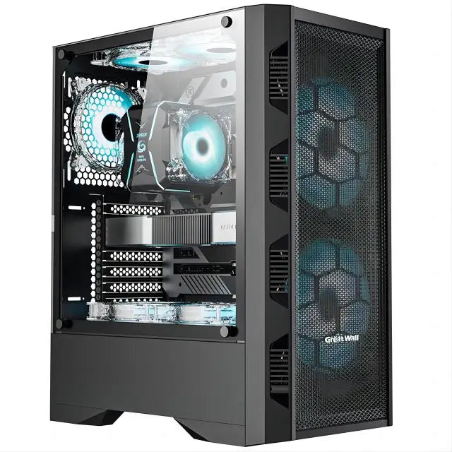 Aoresier gaming desktop computer with Xeon and Core i9 processors, RTX 3050/3060 graphics, and 16GB or 32GB RAM.