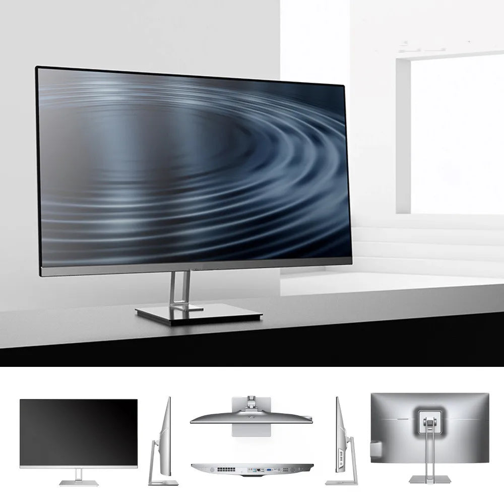 R.E.D. Shopping 24-inch all-in-one gaming PC with touch screen, Intel Core i7/i9 processor, sleek desktop computer.