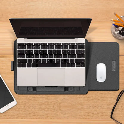 Laptop Sleeve Bag for MacBook Air 13 M4/M3/M2/M1, Pro 13/14/16, Huawei, ASUS, Dell – 11–16", PU Leather