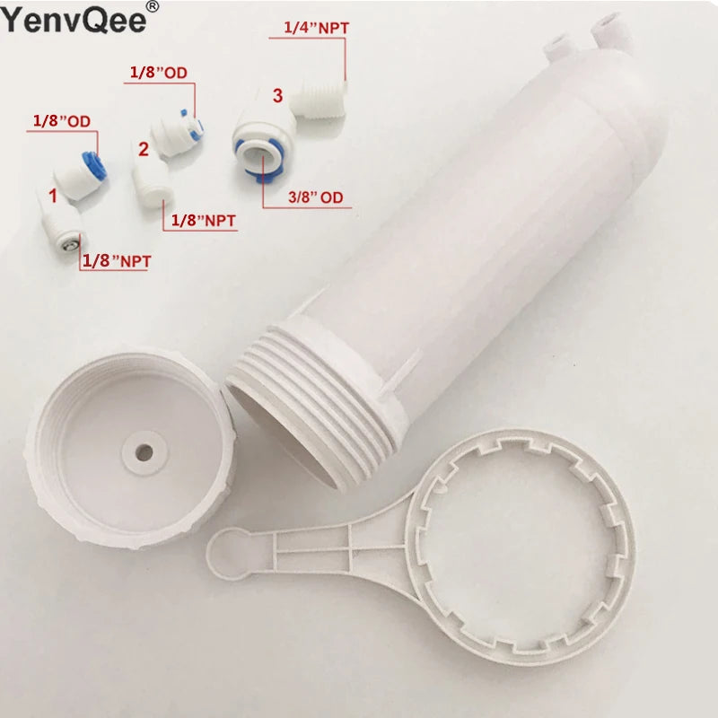 3012 RO Membrane Housing | 400 GPD / 600 GPD | Reverse Osmosis | All Fittings Included