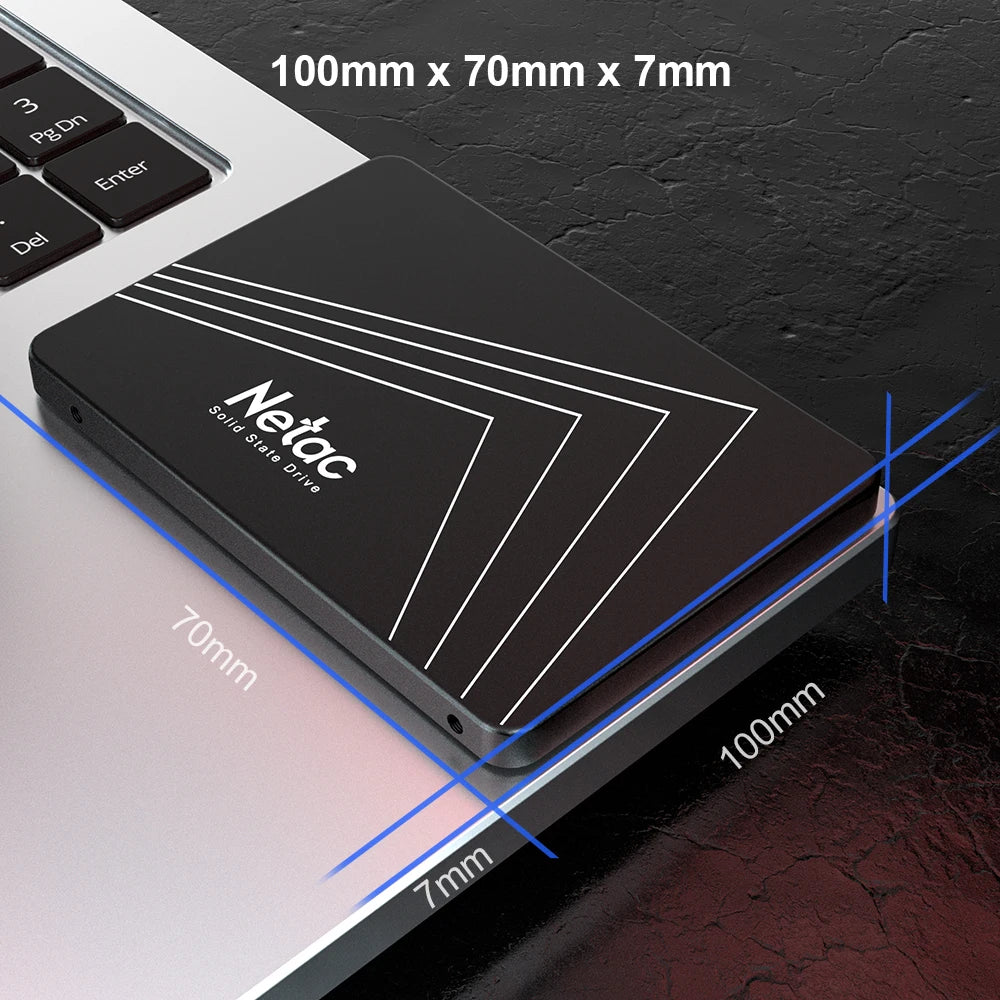 Netac SATA SSD – 128GB to 4TB Internal Solid State Drive for Laptop & Desktop