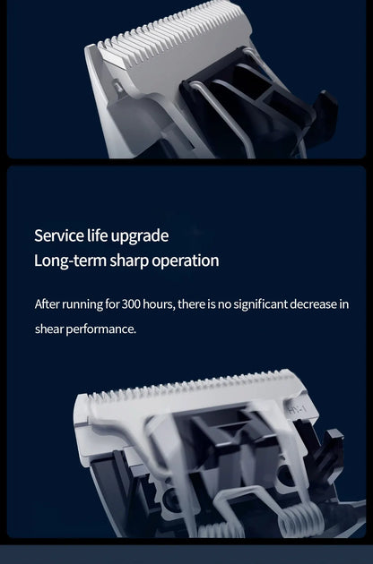 Xiaomi Mijia Wireless Hair Clipper – Titanium Alloy Blade, Men & Kids