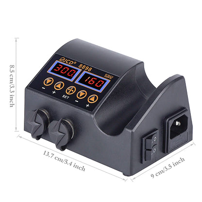 2-in-1 750W Soldering & Rework Station – LCD Digital Display