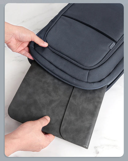 MacBook Laptop Sleeve Case – PU, for MacBook Pro 16/14 M3/M4/M5, Air 13 M2, Matebook 15, Multiple Sizes