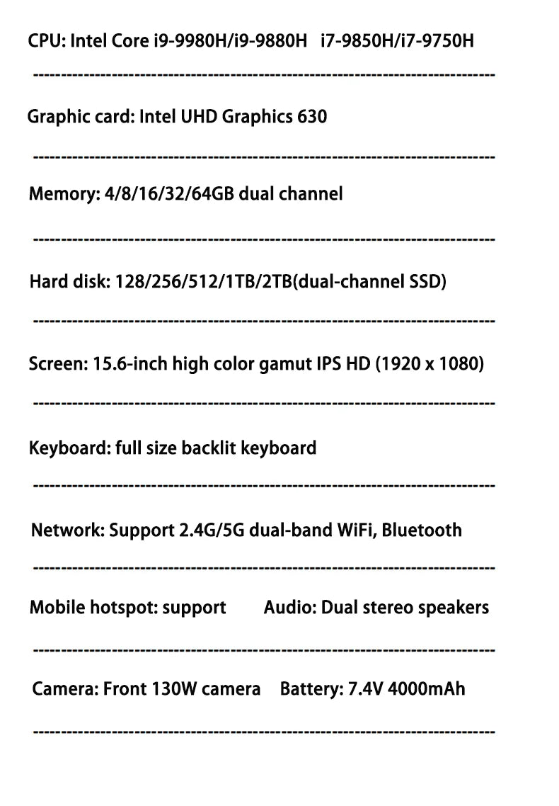 GPD 15.6" Ultrabook – Intel Core i7/i9, up to 32GB DDR4, 2TB SSD, Fingerprint, Windows 11