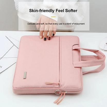 Laptop Shoulder Bag & Sleeve 12–15.6" — Briefcase for MacBook Air/Pro, Lenovo, Dell, Huawei