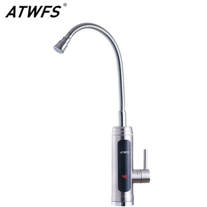 ATWFS Instant Electric Water Heater Faucet 220V – Tankless Kitchen & Bathroom Tap