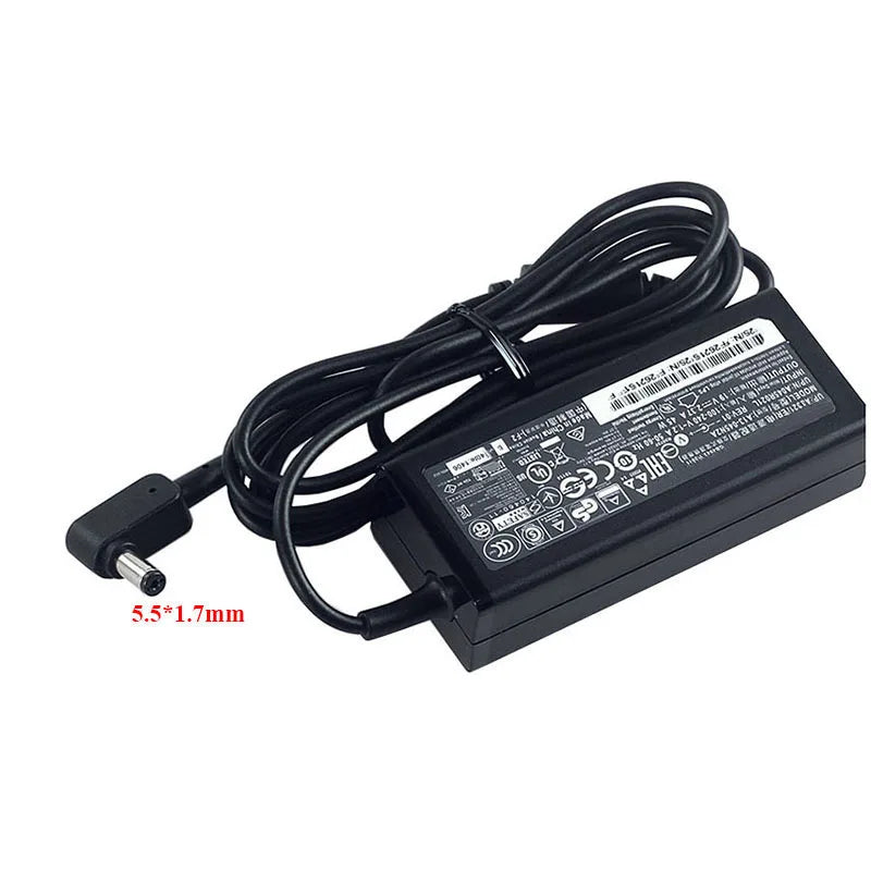 Acer Aspire Laptop Charger 19V 2.37A 45W — 5.5x1.7mm, Aspire 3/E5 Series