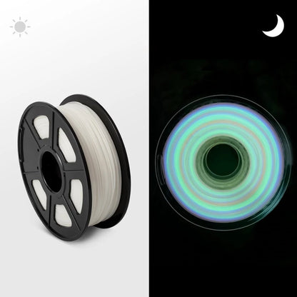 Glow-in-the-Dark PLA Filament – Luminous Purple, Green, Blue & Rainbow, 1.75mm for 3D Printers