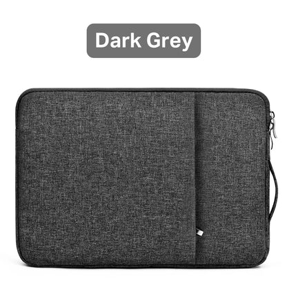 Waterproof Canvas Laptop Sleeve – 11"-15.6", MacBook/Xiaomi/HP, 8 Colors