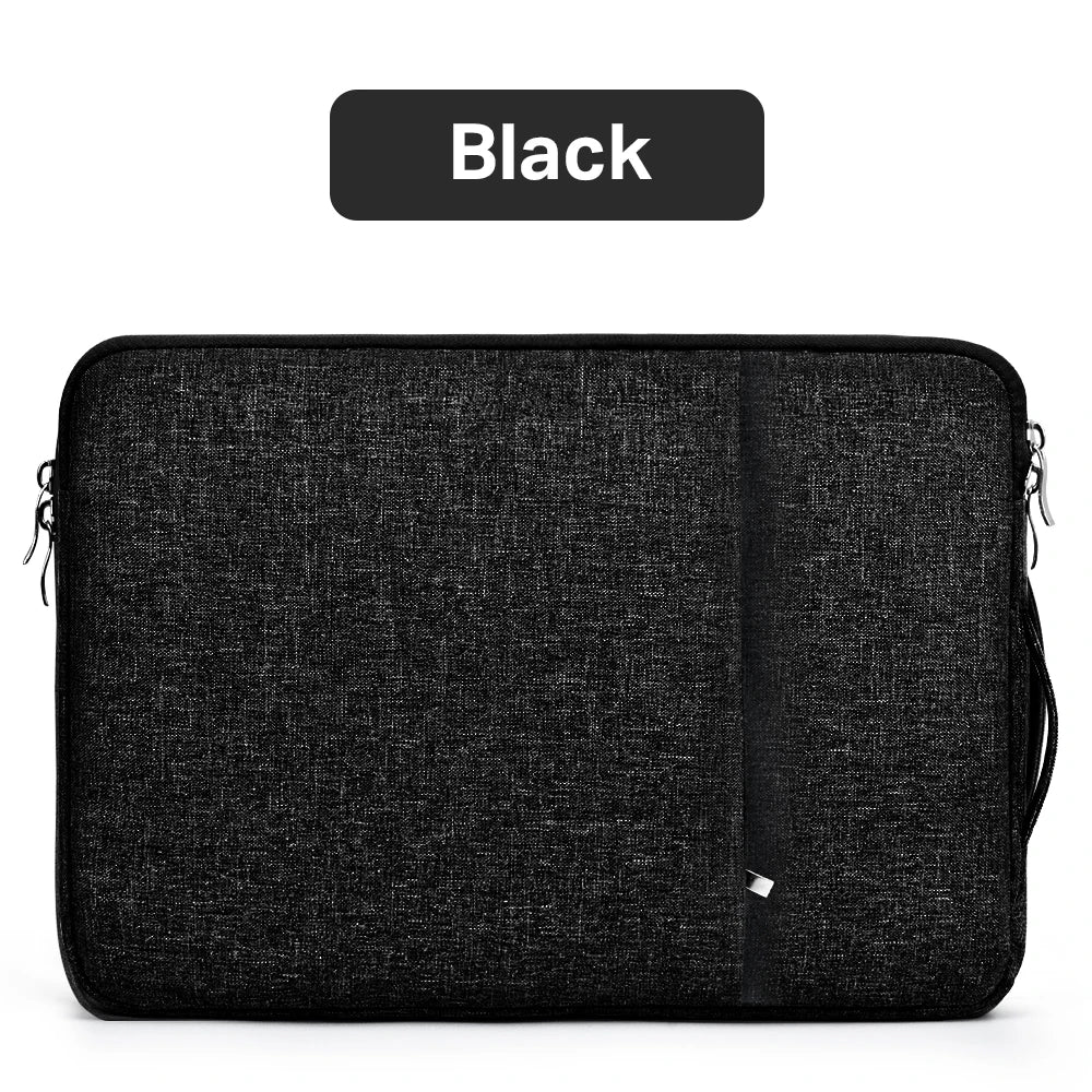 Waterproof Canvas Laptop Sleeve – 11"-15.6", MacBook/Xiaomi/HP, 8 Colors