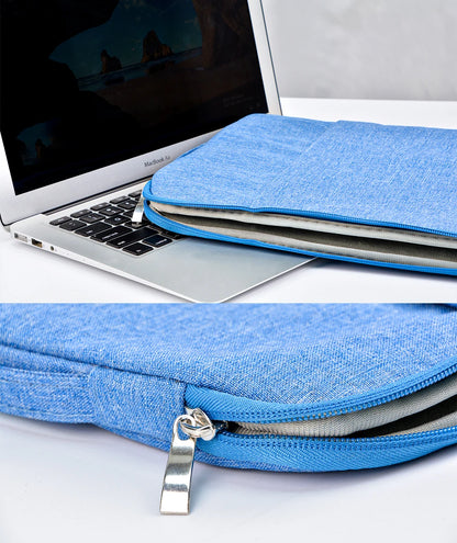 Waterproof Canvas Laptop Sleeve – 11"-15.6", MacBook/Xiaomi/HP, 8 Colors