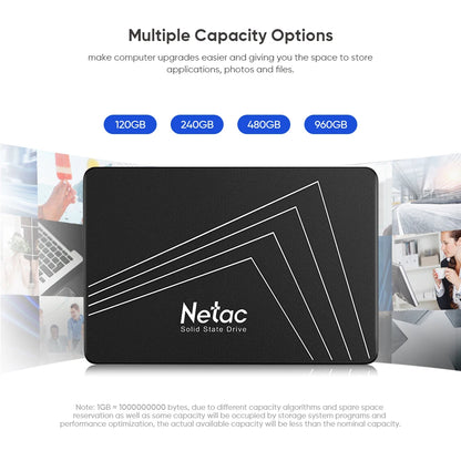 Netac SATA SSD – 128GB to 4TB Internal Solid State Drive for Laptop & Desktop