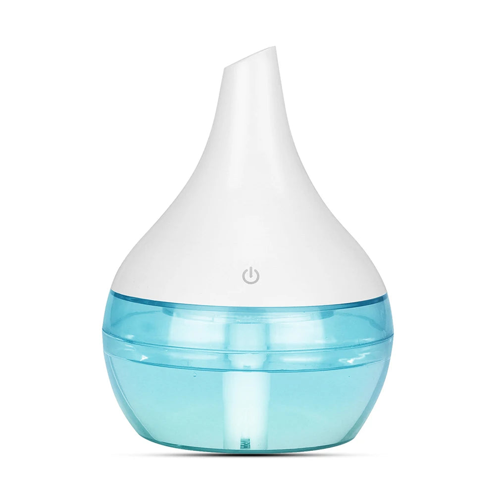 THANKSHARE 300ml Ultrasonic Aroma Diffuser & Humidifier | USB | Cool Mist | Wood Design