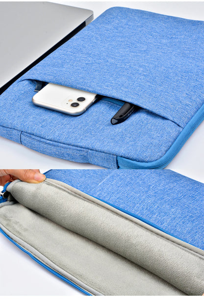 Waterproof Canvas Laptop Sleeve – 11"-15.6", MacBook/Xiaomi/HP, 8 Colors