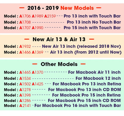 PU Leather Laptop Sleeve Case – 11" to 16.2" | MacBook Air Pro, Notebook Bag | Multiple Colors