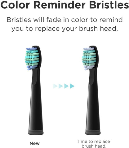 Fairywill FW-D7 Electric Sonic Toothbrush | USB Rechargeable, Waterproof, 8 Replacement Heads