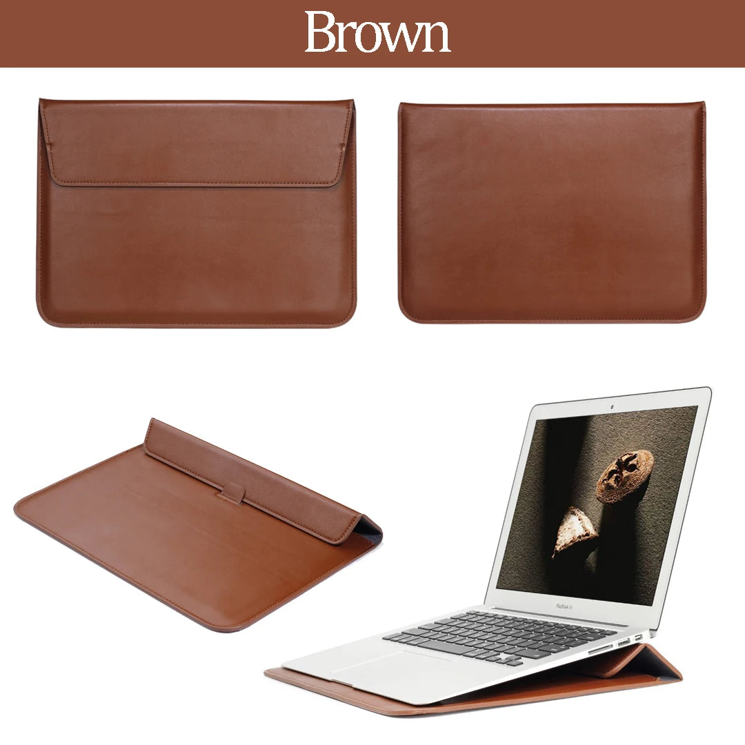 EGYAL Laptop Sleeve Bag – MacBook Air 13/15, Pro 14/16, M1–M5, Patent Leather, 8 Colors