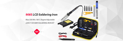 2-in-1 750W Soldering & Rework Station – LCD Digital Display