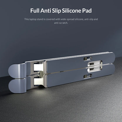 Orico Foldable Aluminum Laptop Stand – 7 Angles, MacBook & Tablets