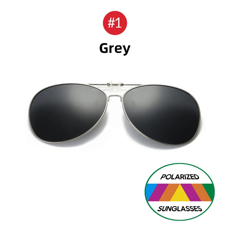 VIVIBEE oversized pilot flip-up sunglasses with polarized lenses, black frames, and silver accents, stylish eyewear for sun protection.