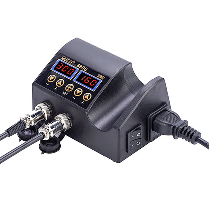 2-in-1 750W Soldering & Rework Station – LCD Digital Display