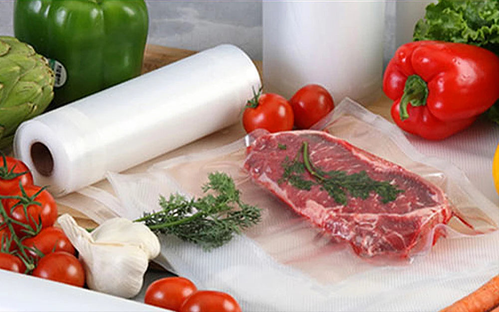 R.E.D. Shopping SEATAO vacuum food storage bags in various sizes for vacuum sealing and long-lasting freshness.