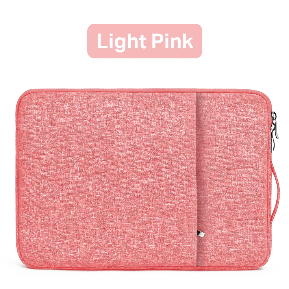 Waterproof Canvas Laptop Sleeve – 11"-15.6", MacBook/Xiaomi/HP, 8 Colors