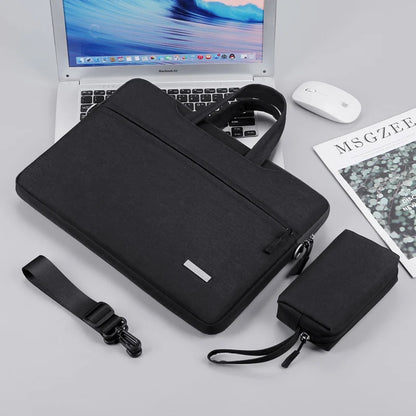 Laptop Shoulder Bag & Sleeve 12–15.6" — Briefcase for MacBook Air/Pro, Lenovo, Dell, Huawei