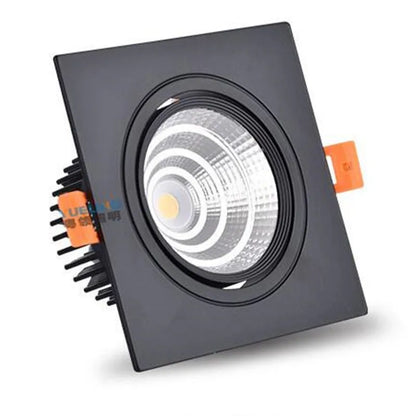 Led Spotlight Ceiling Lamp Recessed LED COB Downlight Dimmable 220V 110V Single double square Led Spot Light