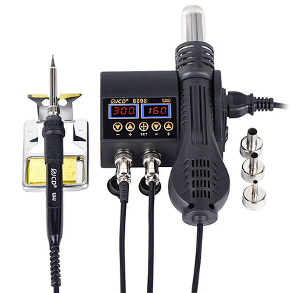 2-in-1 750W Soldering & Rework Station – LCD Digital Display