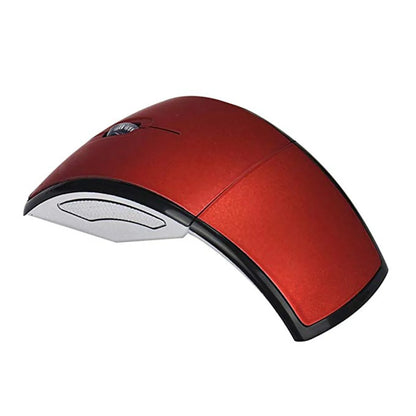 Wireless folding mouse by R.E.D. Shopping, portable and foldable computer mouse for PC, laptop, and office use.