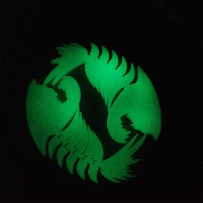 Glow-in-the-Dark PLA Filament – Luminous Purple, Green, Blue & Rainbow, 1.75mm for 3D Printers