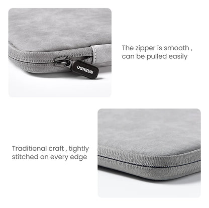 UGREEN Laptop Sleeve Bag 13.9" / 14.9" – Waterproof PU Case for MacBook, iPad, Lenovo, HP